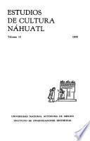 Estudios de cultura náhuatl