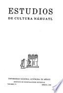 Estudios de cultura náhuatl