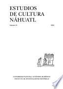 Estudios de cultura náhuatl