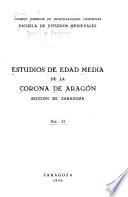 Estudios de Edad Media de la Corona de Aragón