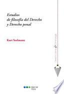 Estudios de filosofía del Derecho y Derecho penal
