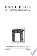 Estudios de historia novohispana