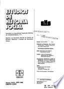 Estudios de historia social