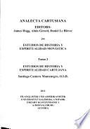 Estudios de historia y espiritualidad monástica