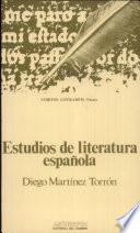 Estudios de literatura española