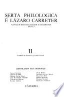 Estudios de literatura y crítica textual
