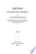 Estudios de literatura y de crítica