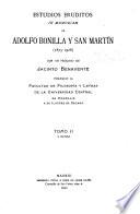 Estudios eruditos in memoriam de Adolfo Bonilla y San Martín