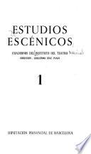 Estudios Escénicos, Cuadernos del Instituto del Teatro