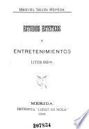 Estudiòs estéticos y entretenimientos literarios
