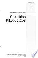 Estudios filológicos