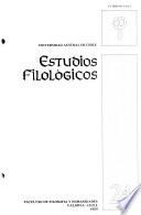 Estudios filológicos