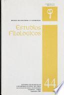 Estudios filológicos