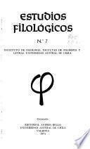 Estudios filológicos