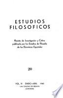 Estudios filosóficos