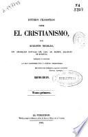 Estudios filosóficos sobre el cristianismo: (XX, 388 p.)