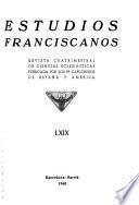 Estudios franciscanos