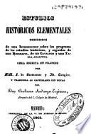 Estudios históricos elementales