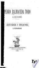 Estudios i ensayos literarios