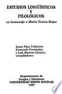 Estudios lingüísticos y filológicos