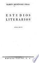 Estudios literarios