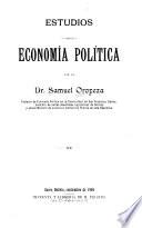 Estudios sobre economía política