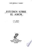 Estudios sobre el amor