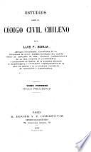 Estudios sobre el Código civil chileno