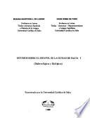 Estudios sobre el español de la ciudad de Salta
