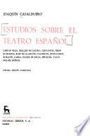 Estudios sobre el teatro español