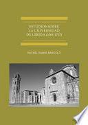 Estudios sobre la Universidad de Lérida (1561-1717).