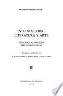 Estudios sobre literatura y arte dedicados al profesor Emilio Orozco Díaz