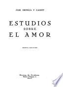 estudios sorbre el amor