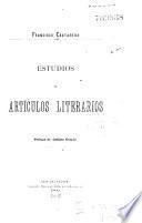 Estudios y artículos literarios