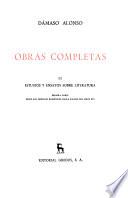 Estudios y ensayos sobre literatura