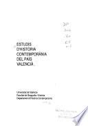 Estudis d'història contemporània del país Valencià