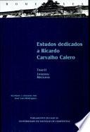 Estudos dedicados a Ricardo Carvalho Calero: Literatura, miscelánea