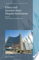 Ethics and Investor-State Dispute Settlement