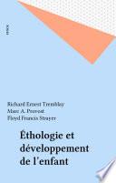 Éthologie et développement de l'enfant