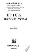 Etica o filosofía moral