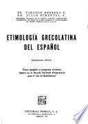 Etimología grecolatina del español