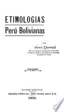 Etimologias perú-bolivianas