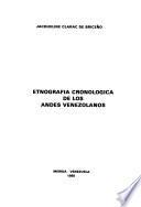 Etnografía cronológica de los Andes venezolanos