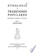 Etnología y tradiciones populares