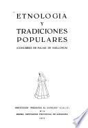 Etnología y tradiciones populares