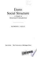 Etoro Social Structure