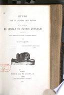 Etude sur la génèse des patois et en particulier du roman ou patois lyonnais