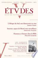 Etudes Mars 2013