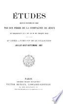 Études religieuses, philosophiques et historiques
