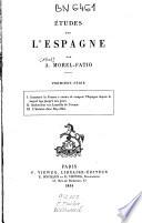 Etudes sur l'Espagne